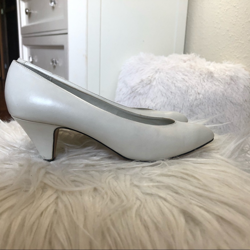 White pumps